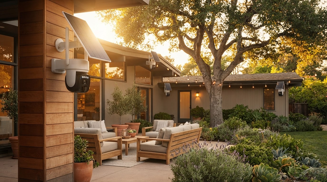 SV3C 4-Pack Discount Challenges Outdoor Solar Security Camera