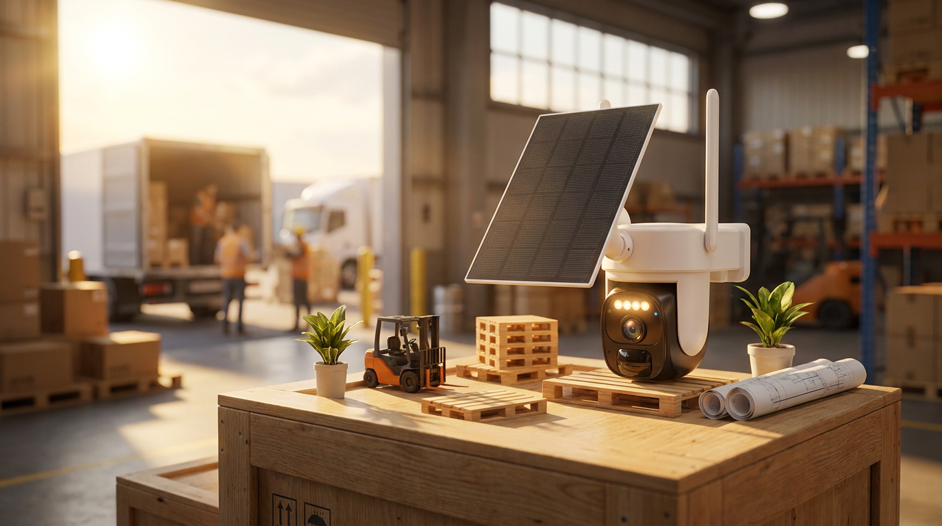 5 Warehouse Advantages for Outdoor Solar Security Camera