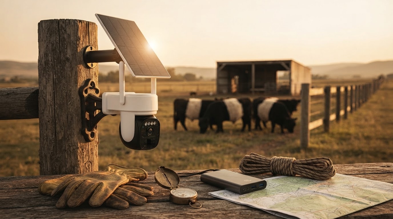 Securing Remote Farm Acreage With Outdoor Solar Security Camera