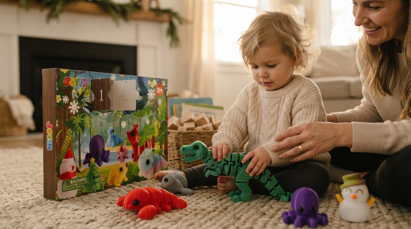 Is a Toys Advent Calendar safe for a 2 year old?