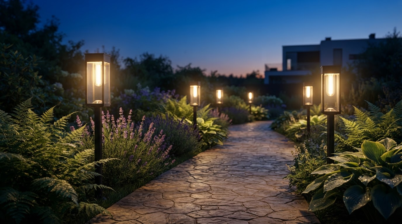 Eliminate Yard Lighting Hassles with Automatic Walkway Illumination