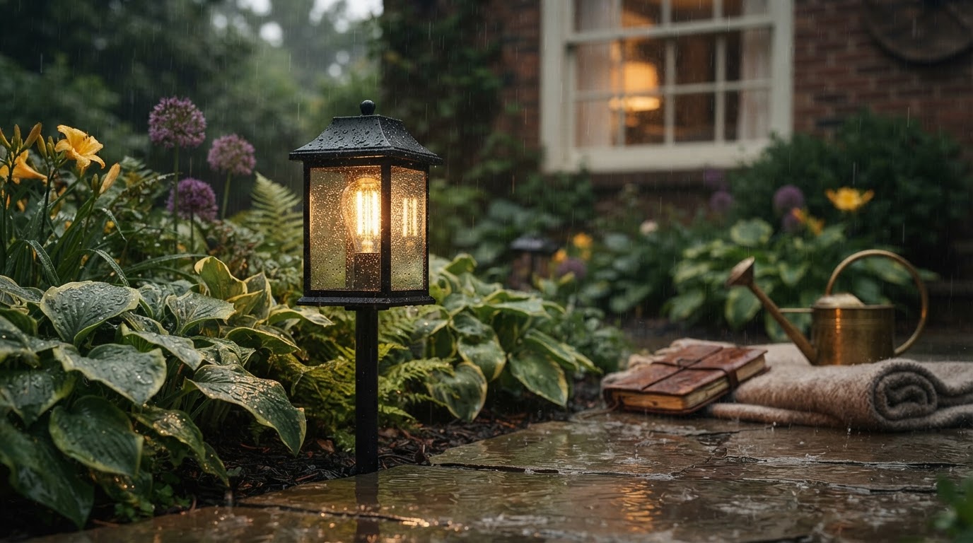 Waterproof Solar Garden Pathway Lights with Automatic On And Off Performance in Rain