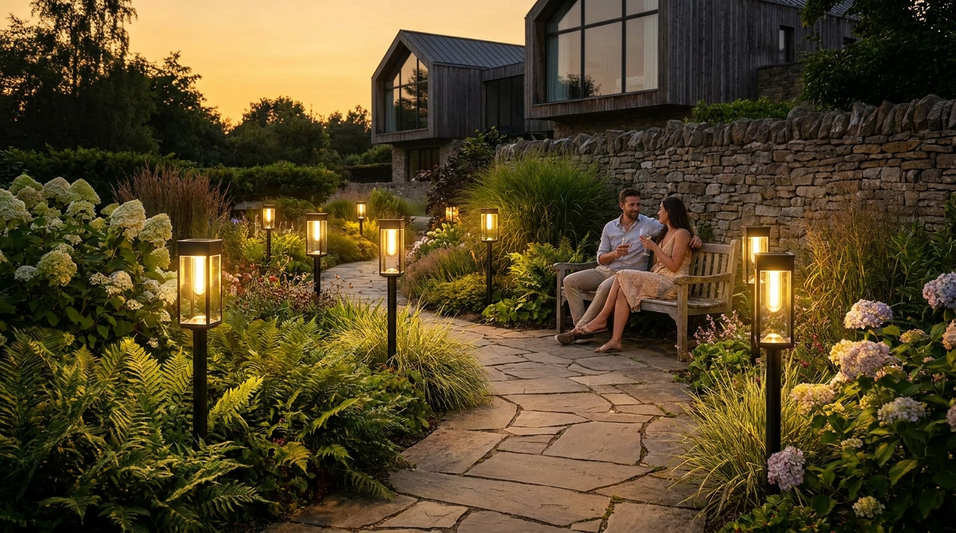 Creative Layouts for Waterproof Solar Garden Pathway Lights