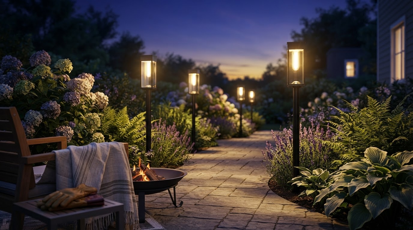 Do Waterproof Solar Garden Pathway Lights stay on all night?