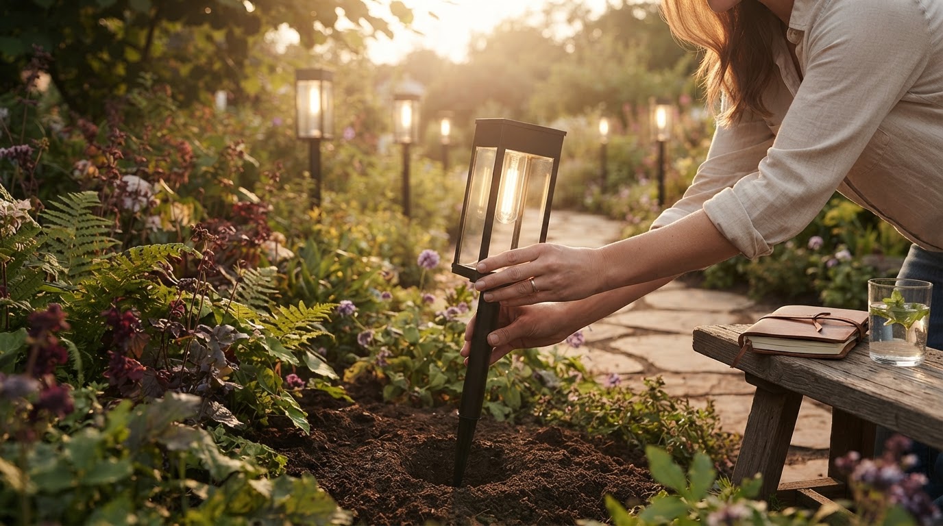 Are Waterproof Solar Garden Pathway Lights Easy to Install?