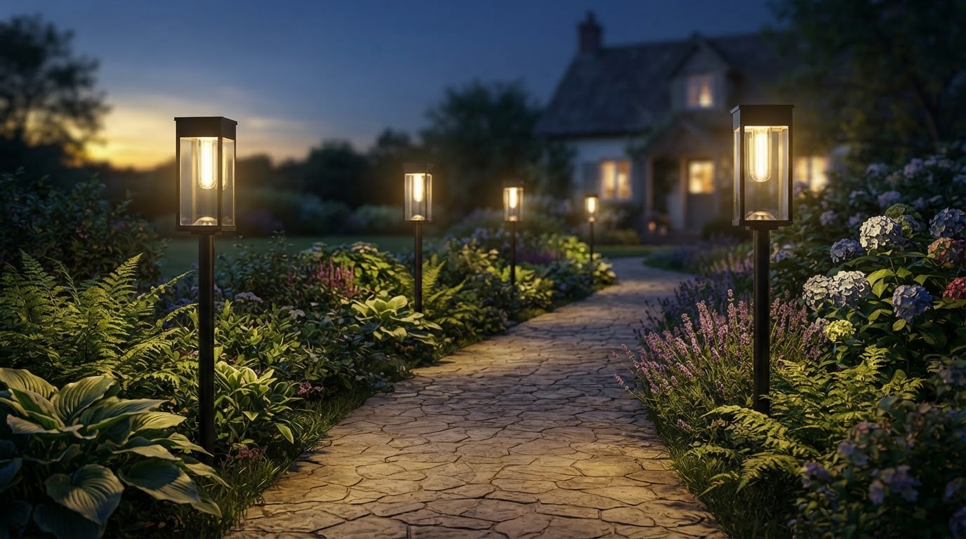 Eliminate Dark Walkways with Automatic Solar Pathway Lighting