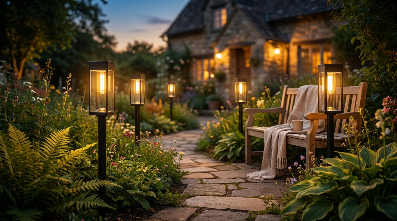 How Waterproof Solar Garden Pathway Lights with Automatic On And Off Work