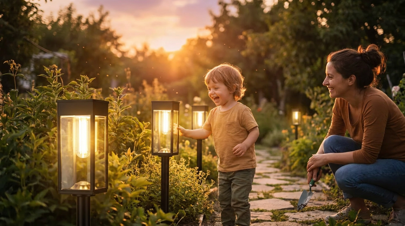 How do I install Waterproof Solar Garden Pathway Lights?