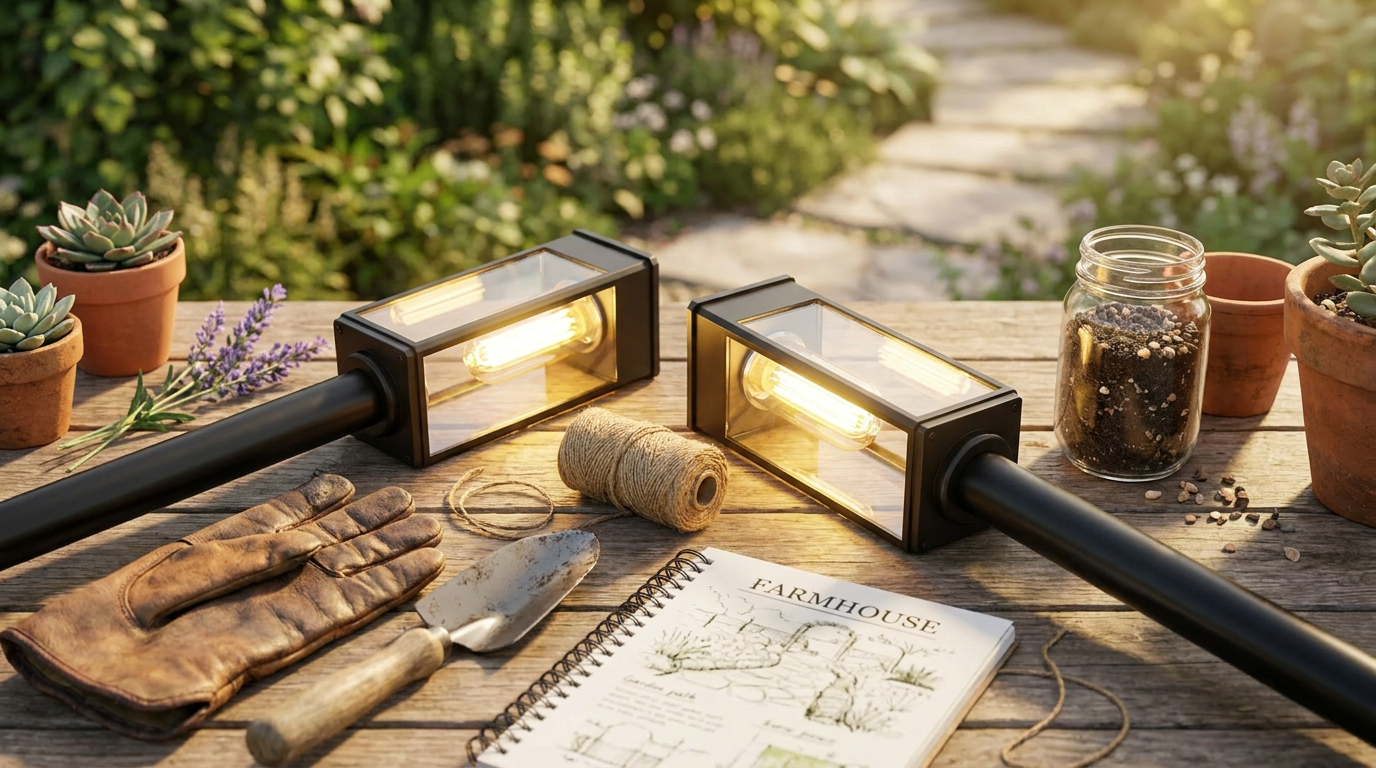 Installing Waterproof Solar Garden Pathway Lights with Automatic On And Off