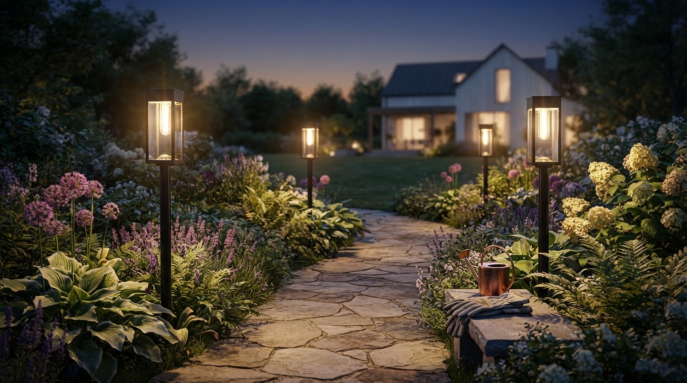 KOOPER Deals Meet Waterproof Solar Garden Pathway Lights