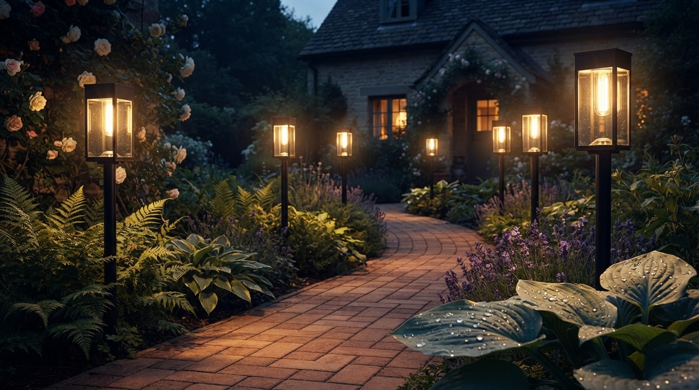 KOOPER Solar Lights Discount and Garden Pathway Trends