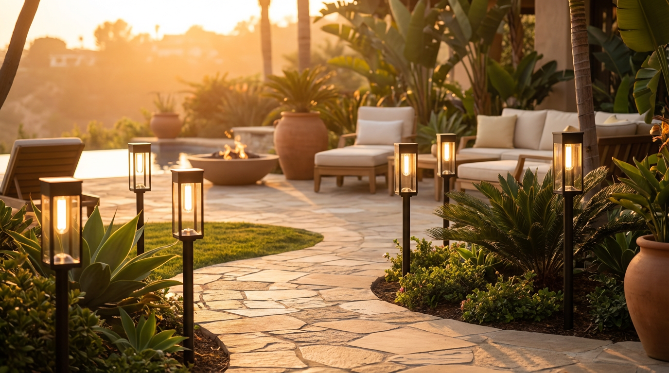 The 'Staycation' Boom Drives Demand for High-End Architectural Solar Path Lighting