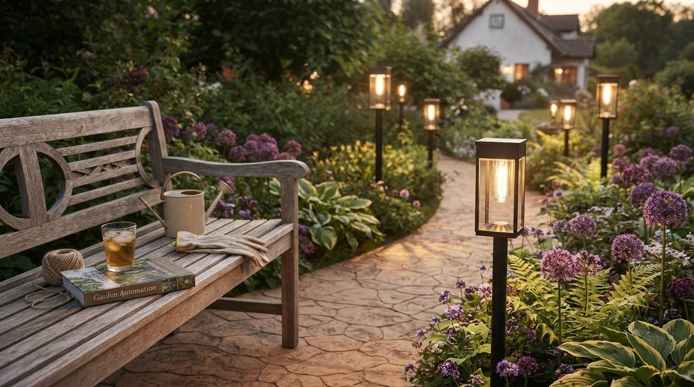 Reliable Waterproof Solar Garden Pathway Lights with Automatic On And Off