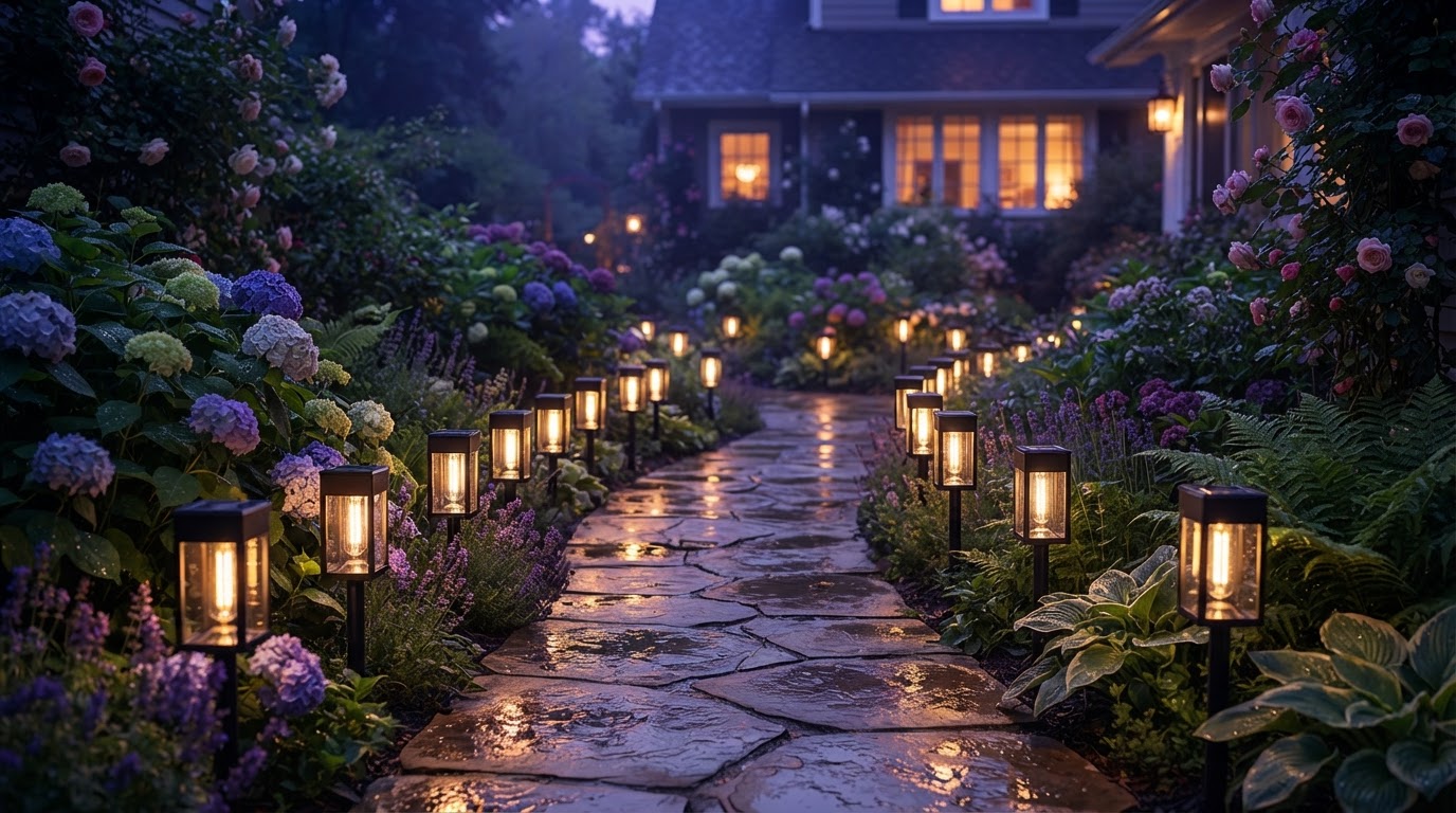 Solar Lighting Deals Meet Waterproof Garden Pathway Lights