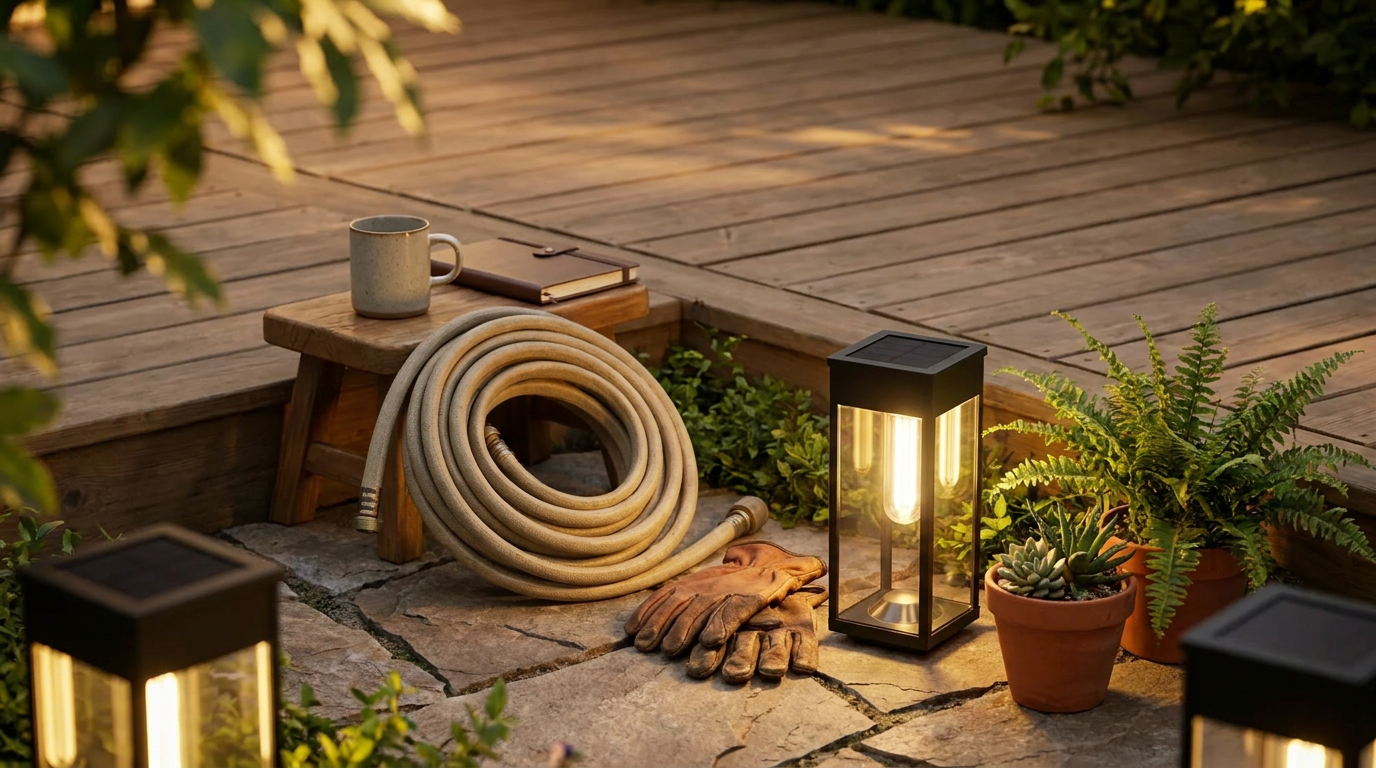Waterproof Solar Garden Pathway Lights with Automatic On And Off Utility