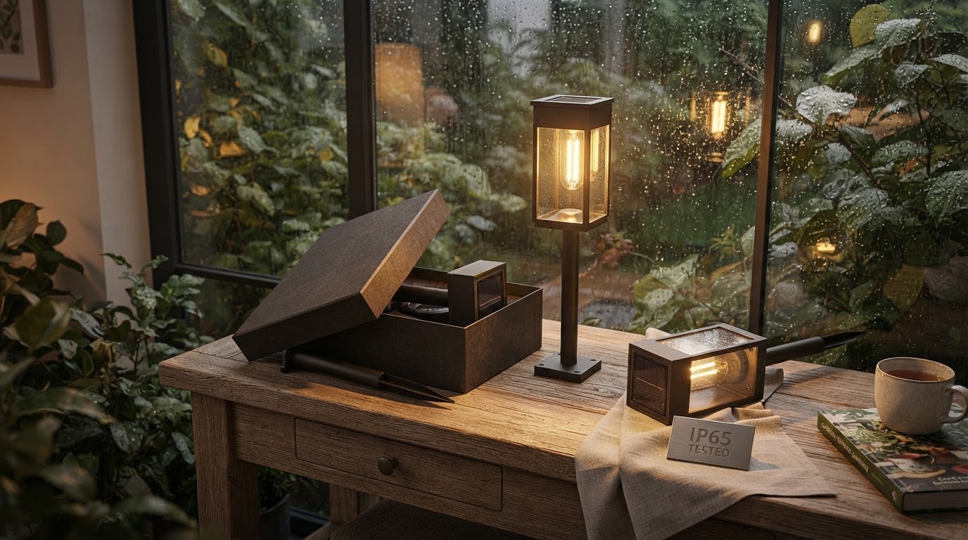 Do Waterproof Solar Garden Pathway Lights Work in Rain?