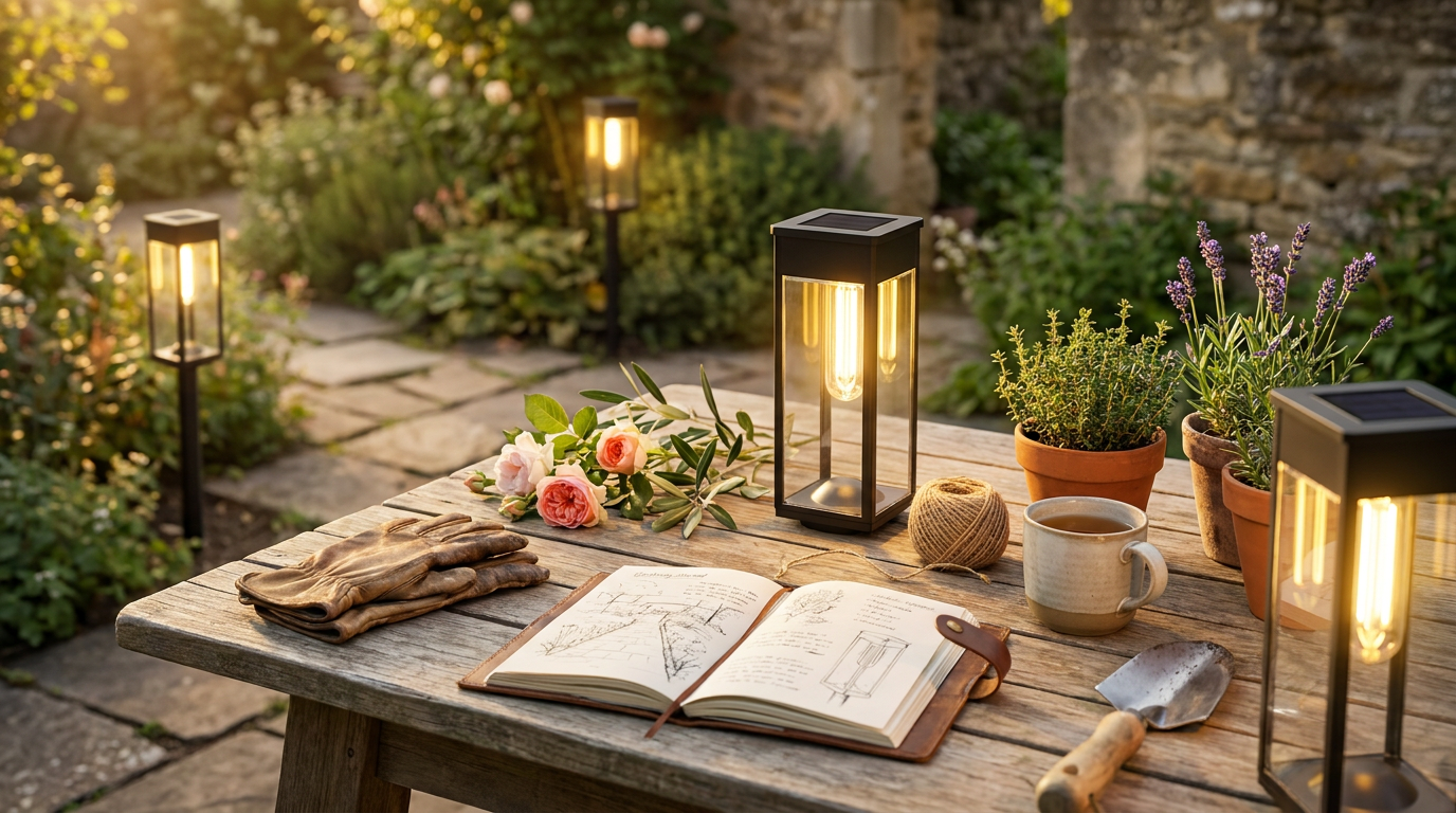 Waterproof Solar Garden Pathway Lights with Automatic On And Off