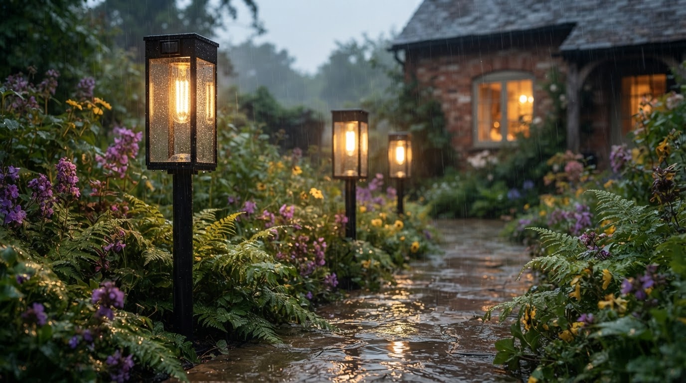Do Waterproof Solar Garden Pathway Lights Work in Rain?
