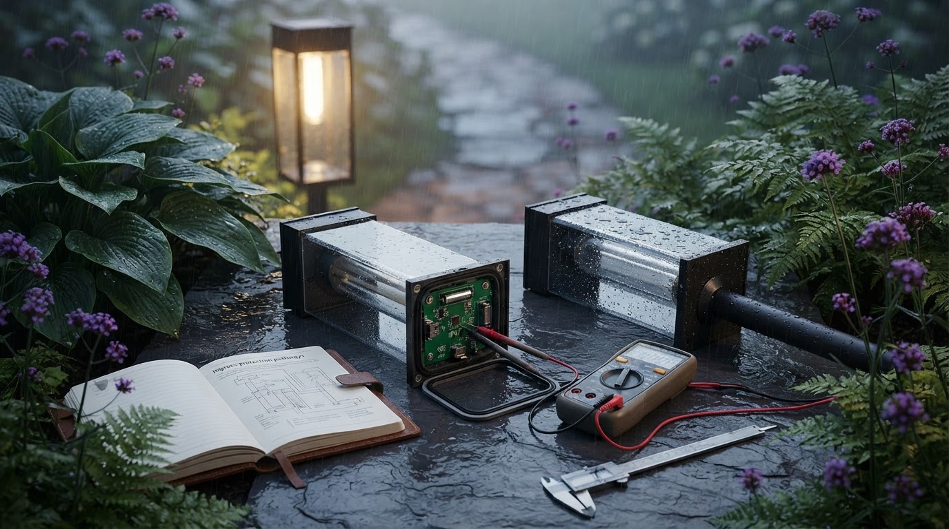 Waterproof Solar Garden Pathway Lights with Automatic On And Off Performance in Rain