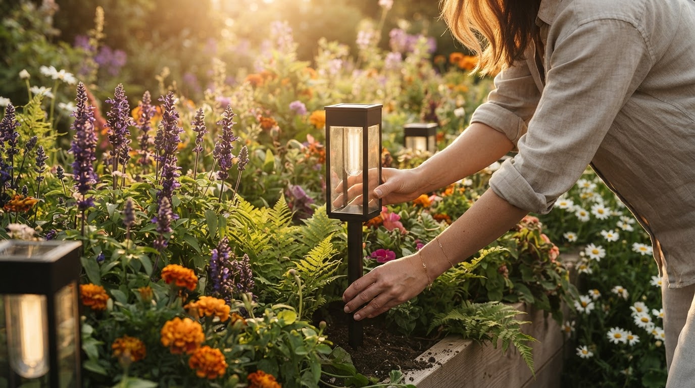 Are Waterproof Solar Garden Pathway Lights for flower beds?