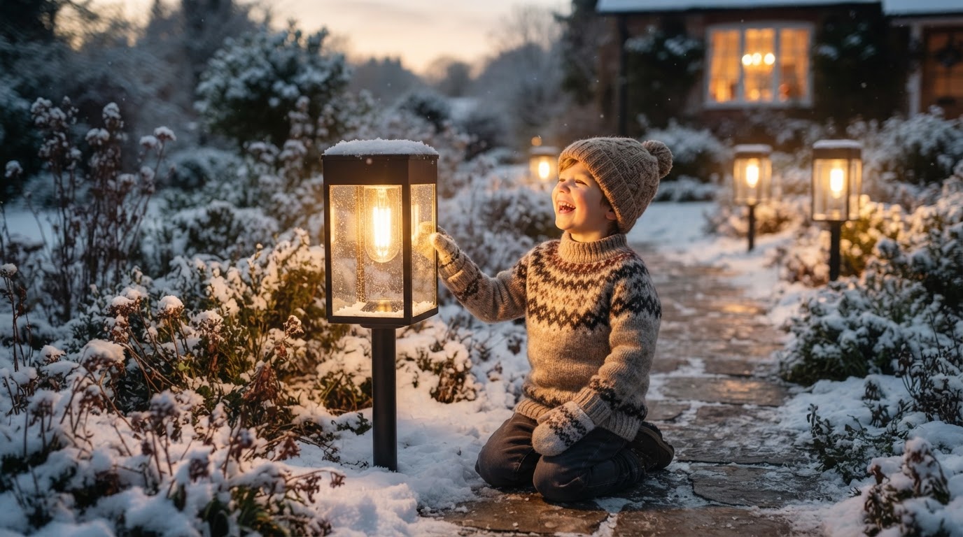 How do Waterproof Solar Garden Pathway Lights handle winter?