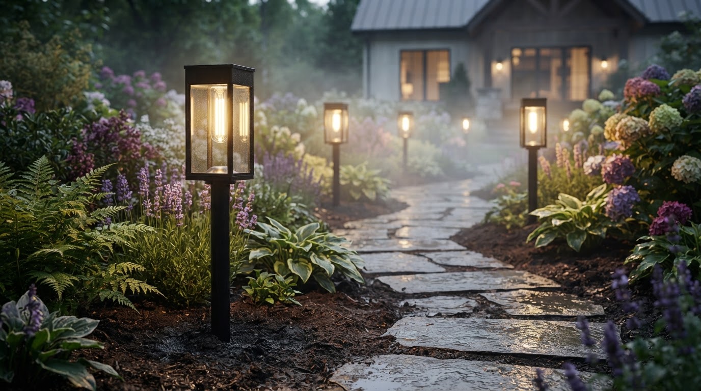 Weatherproof Solar Walkway Lights for High-Moisture Soils