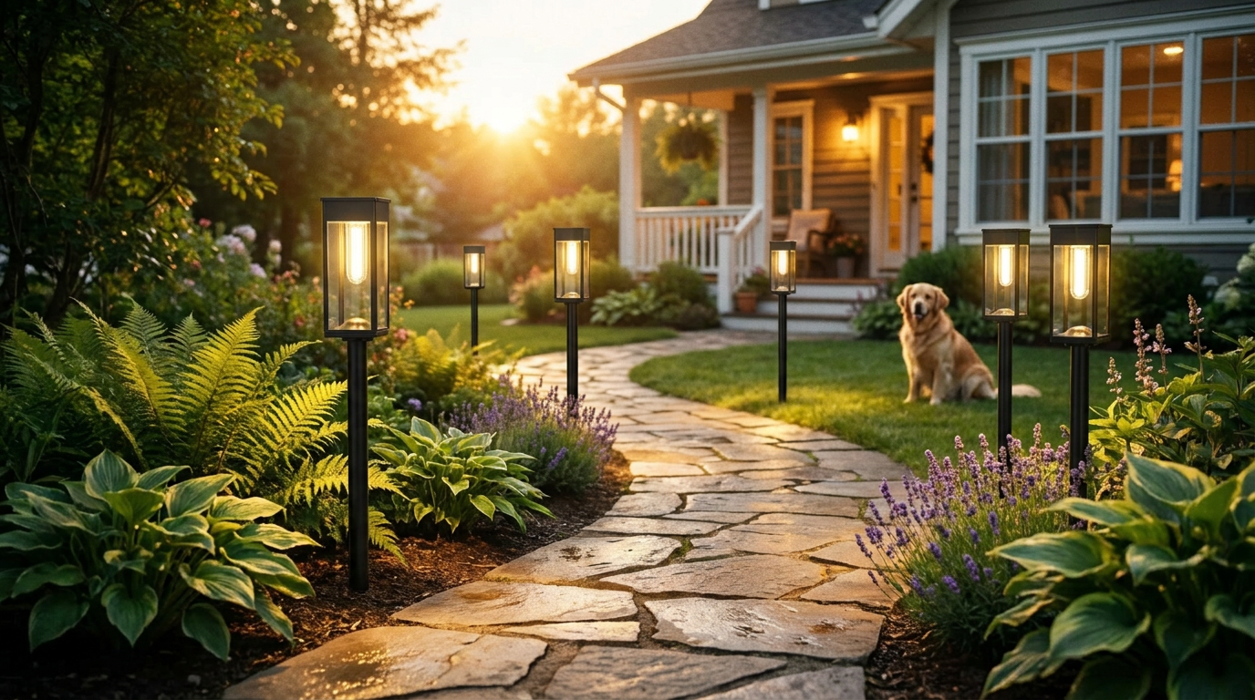 Why choose Waterproof Solar Garden Pathway Lights with Automatic On And Off?