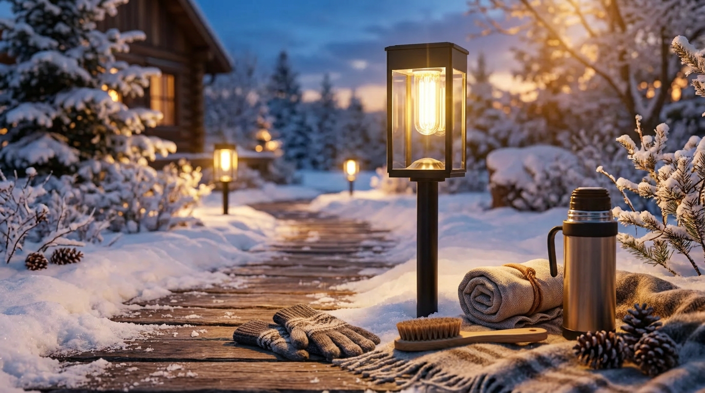 Winterizing Waterproof Solar Garden Pathway Lights with Automatic On And Off