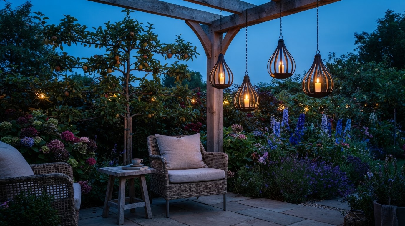 Upgrade Your Yard with the Solar Water Drop Lantern