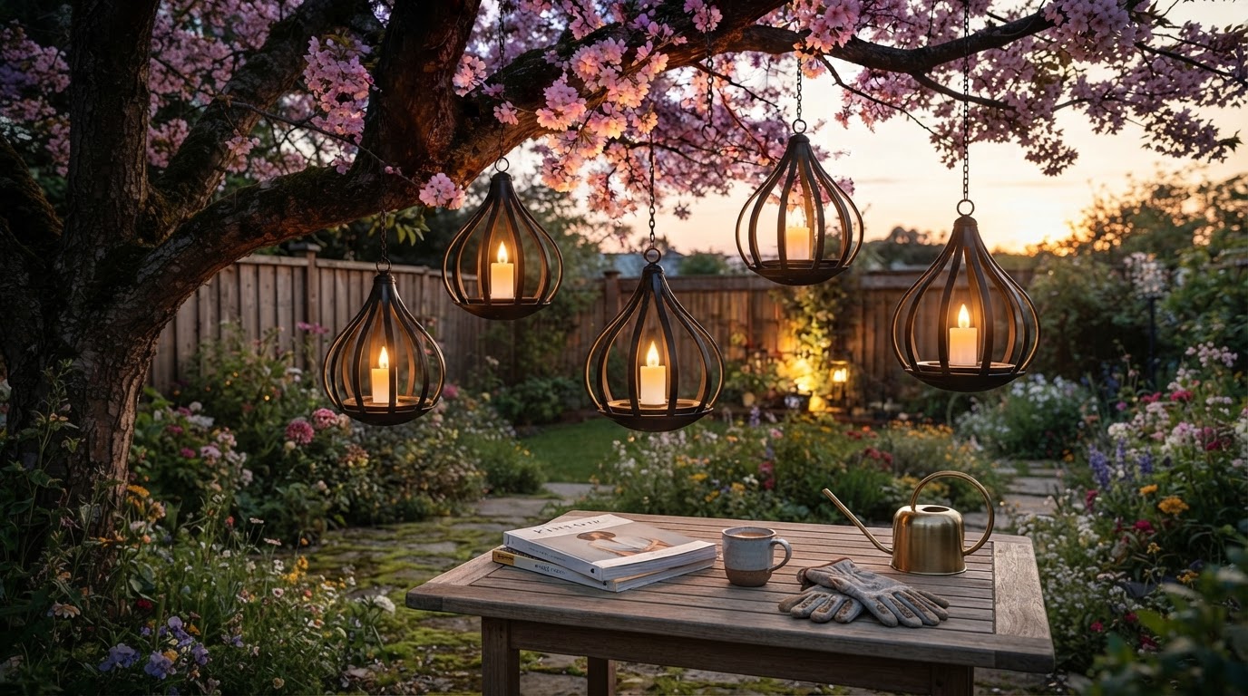 Integrating the Solar Water Drop Lantern into Garden Design