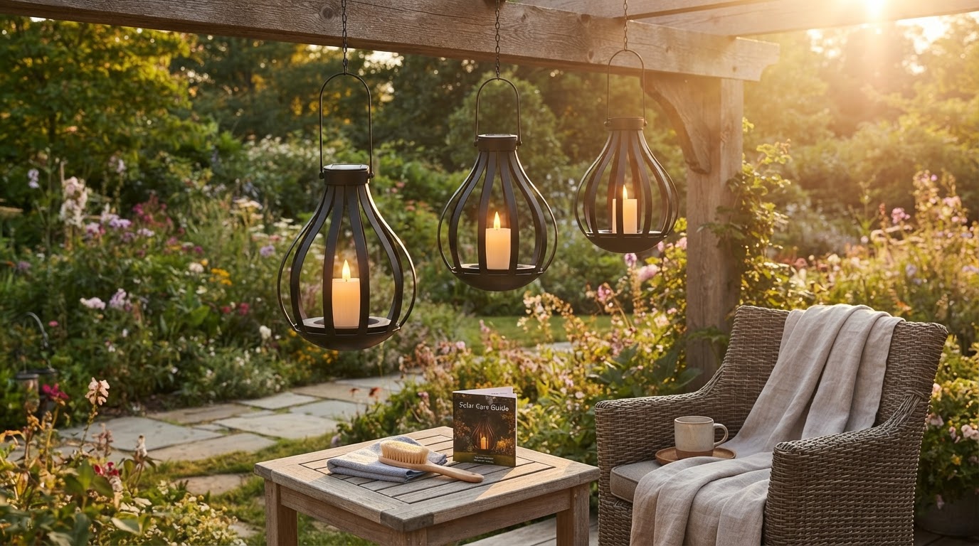 Solar Water Drop Lantern FAQ: Charging, Care & Setup