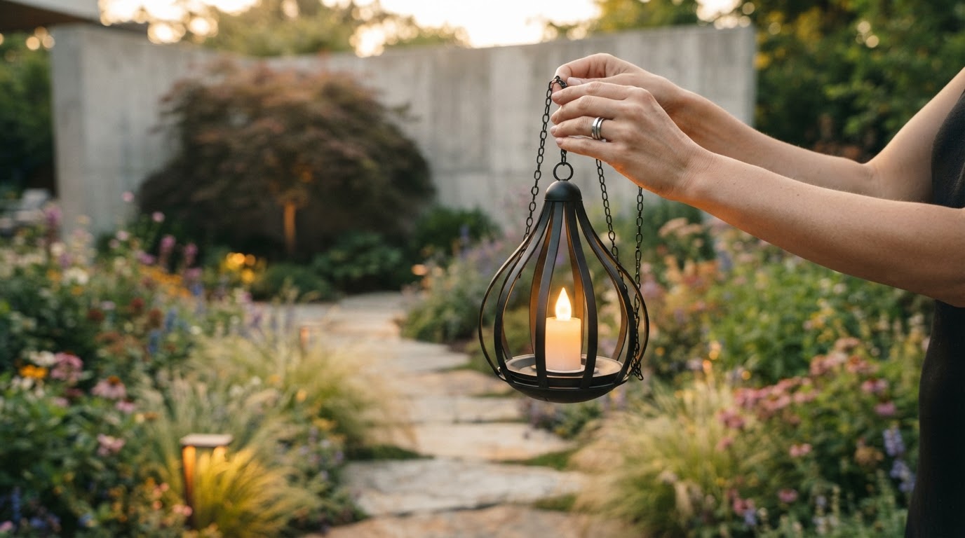 Solar Water Drop Lantern Integration in Modern Landscapes