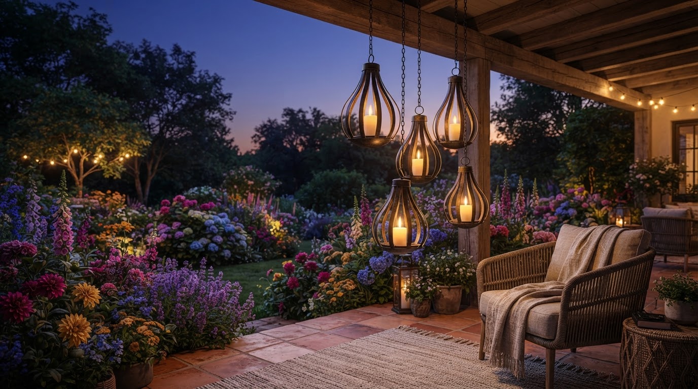 Do Solar Water Drop Lanterns Work as Pendant Lights?