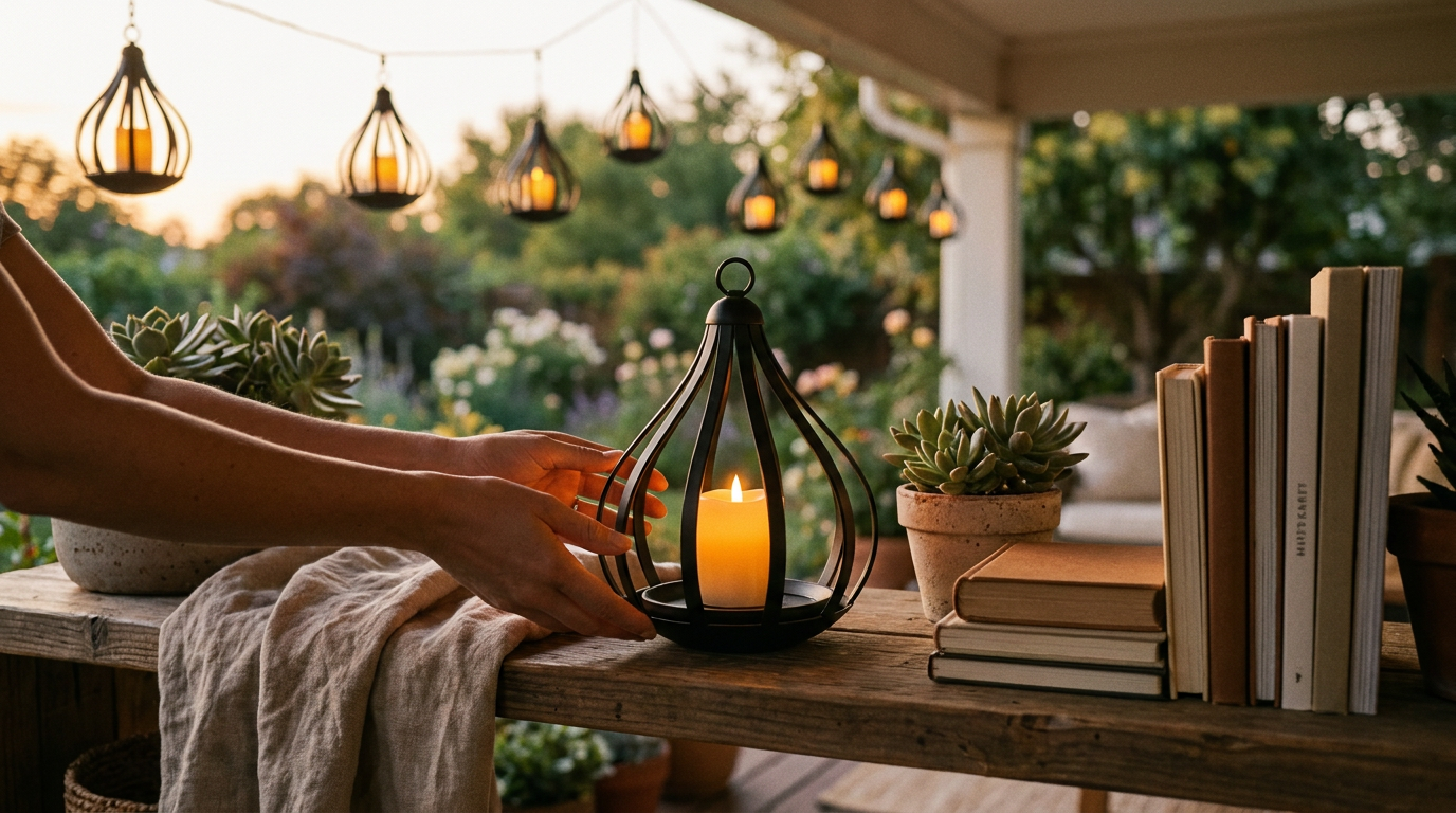 A Review of the Solar Water Drop Lantern