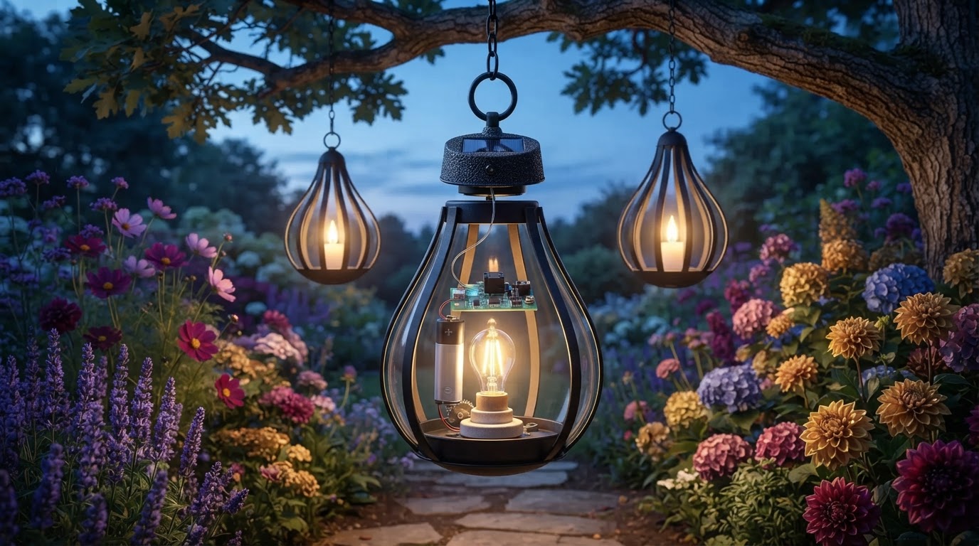Understanding the Solar Water Drop Lantern Mechanism