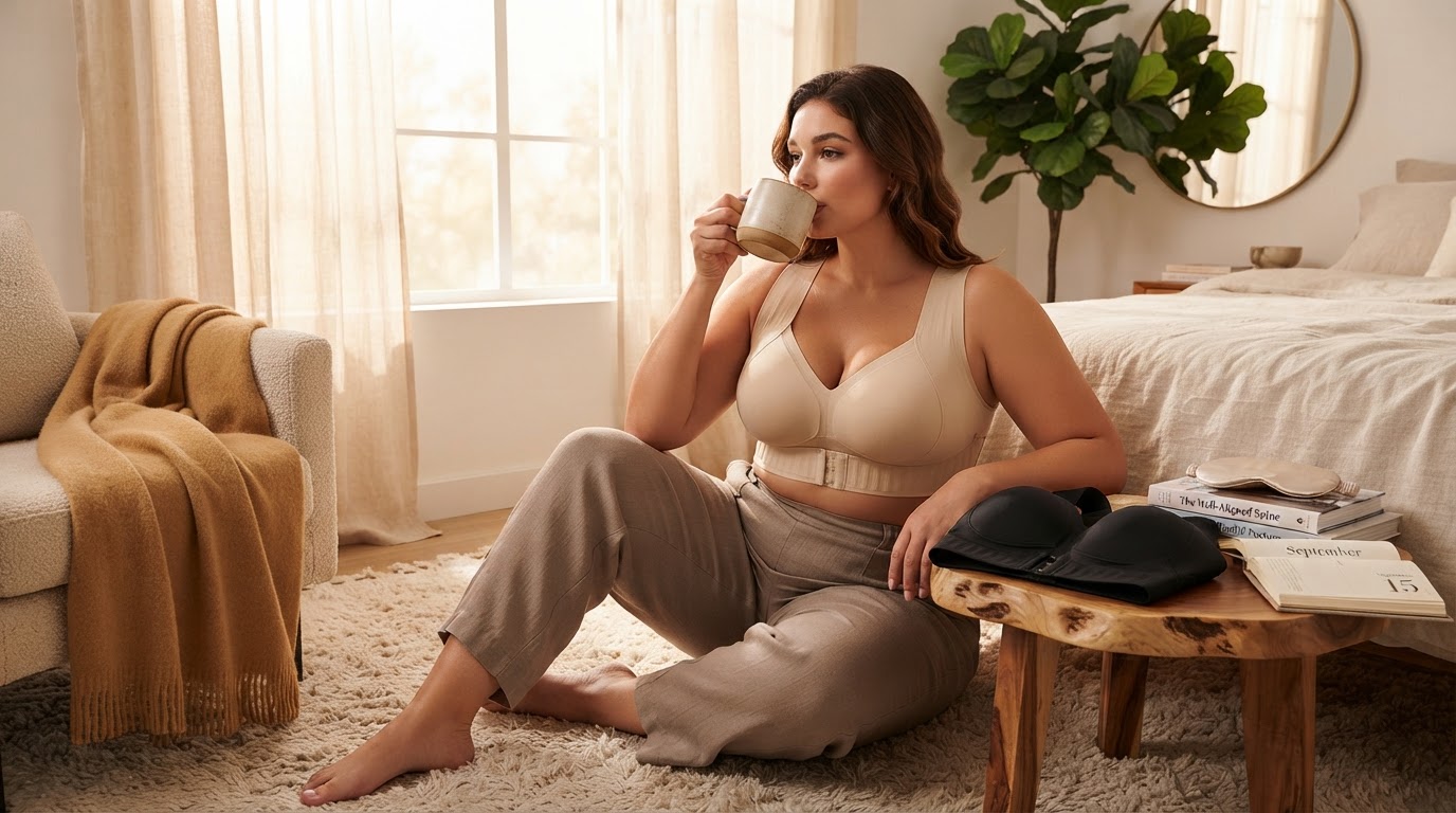 Supporting Plus Size Frames with Postural Wireless Bra