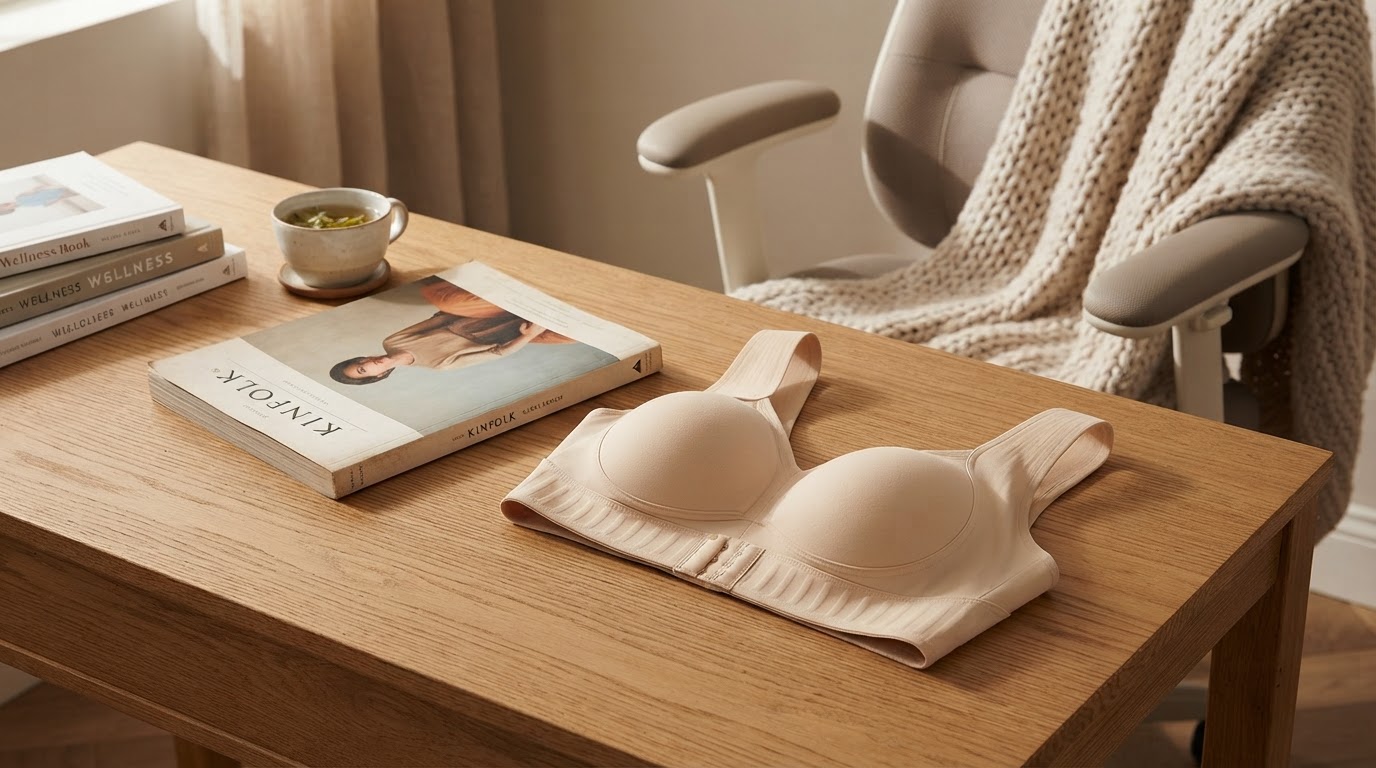 Postural Wireless Bra for Upper Back Pain Management