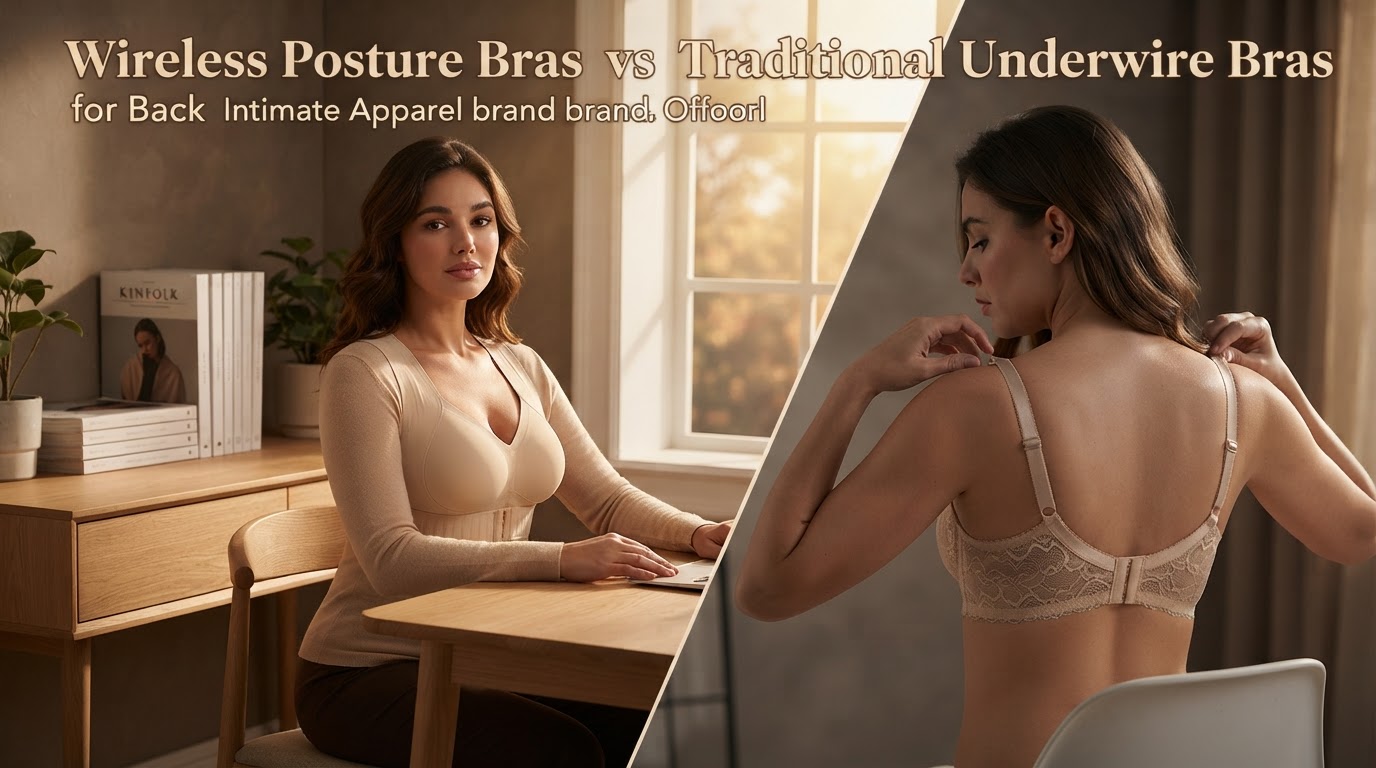 Wireless Posture Bras vs Traditional Underwire Bras for Back Support