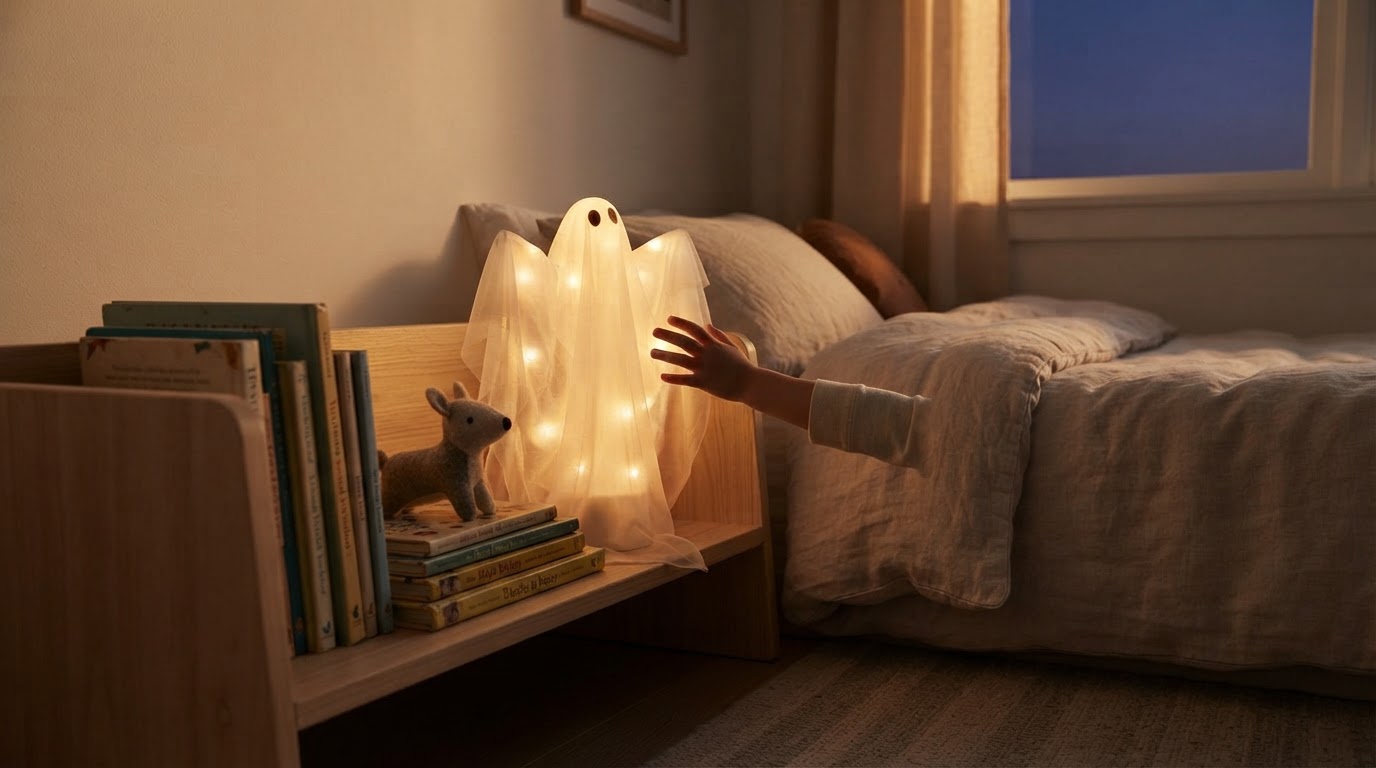 Is the Solyra Spooky Ghost safe for kids' bedrooms?