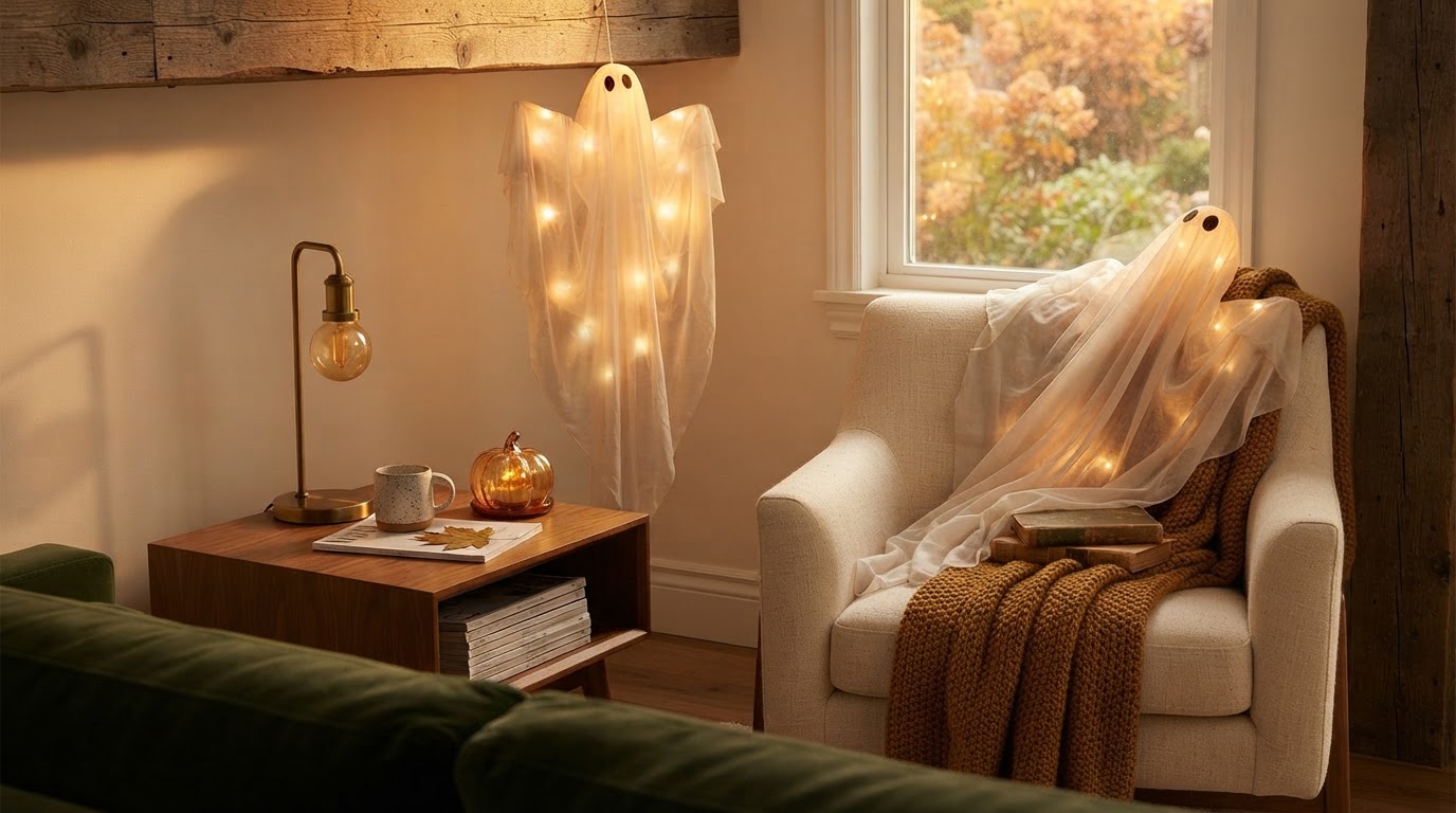 How do I style Solyra Spooky Ghost for room decor?