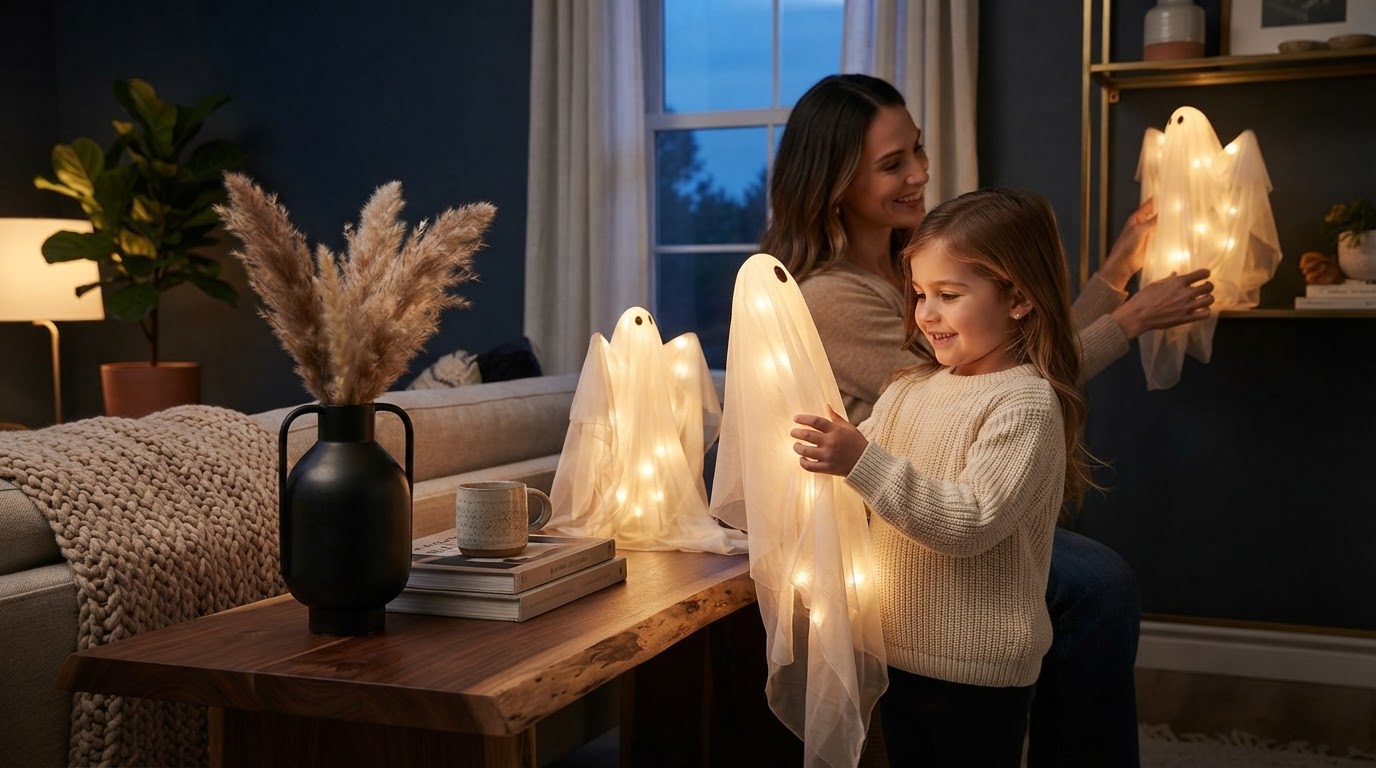 How to style a Solyra Spooky Ghost aesthetic lamp?