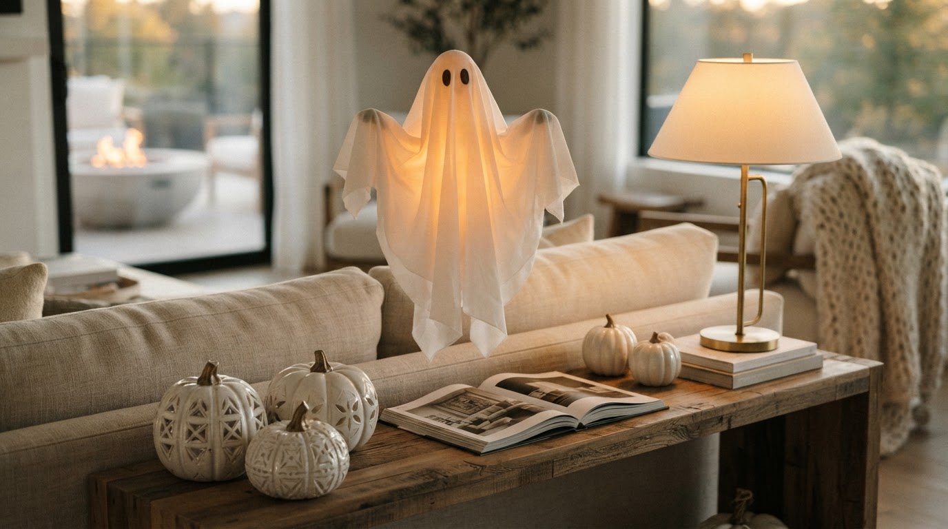 How to Use Solyra Spooky Ghost in Aesthetic Halloween Decor?