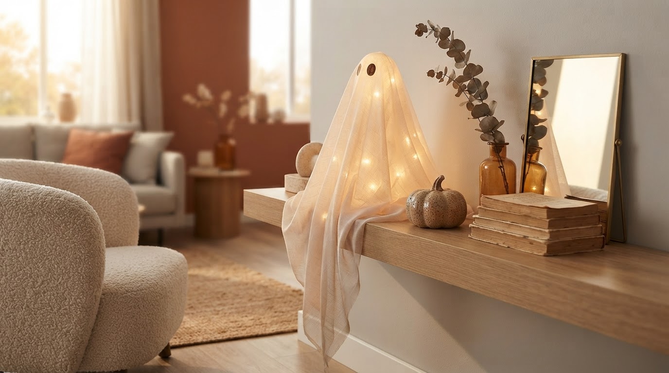 Can Solyra Spooky Ghost fit an aesthetic Halloween room?