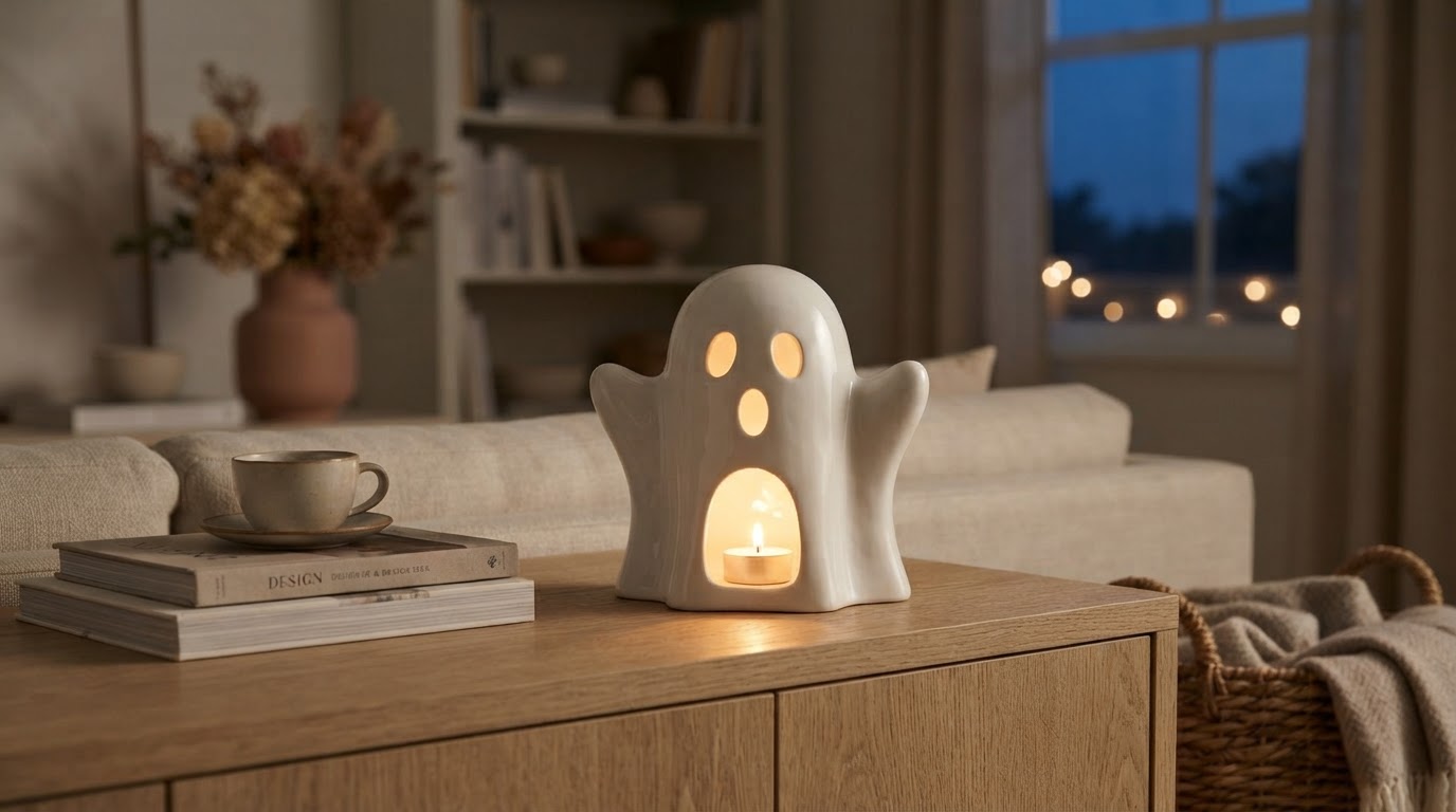 What makes the Solyra Spooky Ghost a functional decor piece?