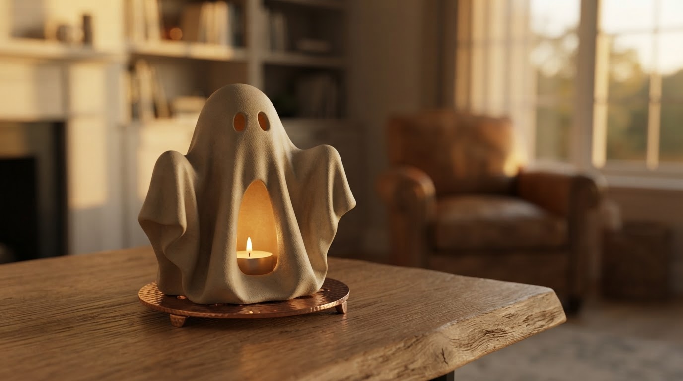 How does the Solyra Spooky Ghost holder handle heat?