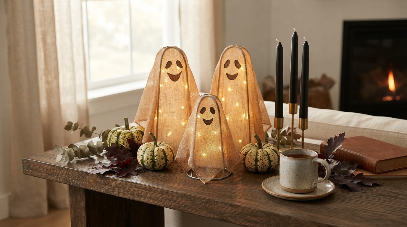 Integrating Solyra Spooky Ghost Holders into Seasonal Design