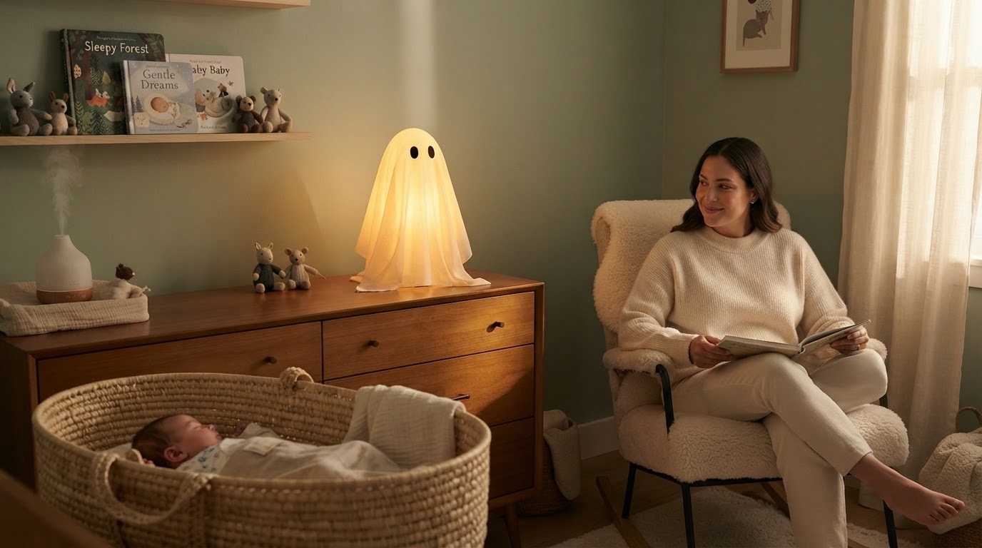 Is the Solyra Spooky Ghost suitable for a nursery lamp?