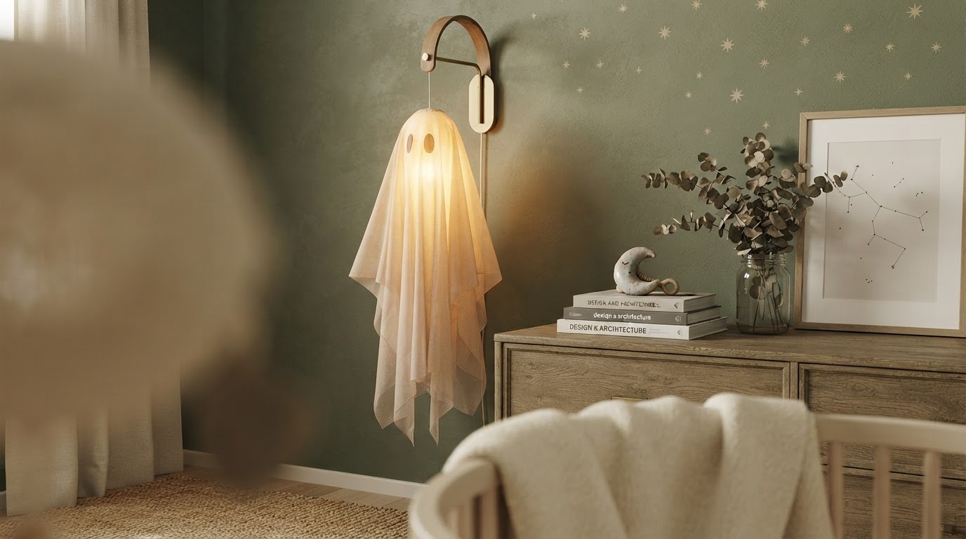 Solyra Spooky Ghost Lighting for Modern Nurseries