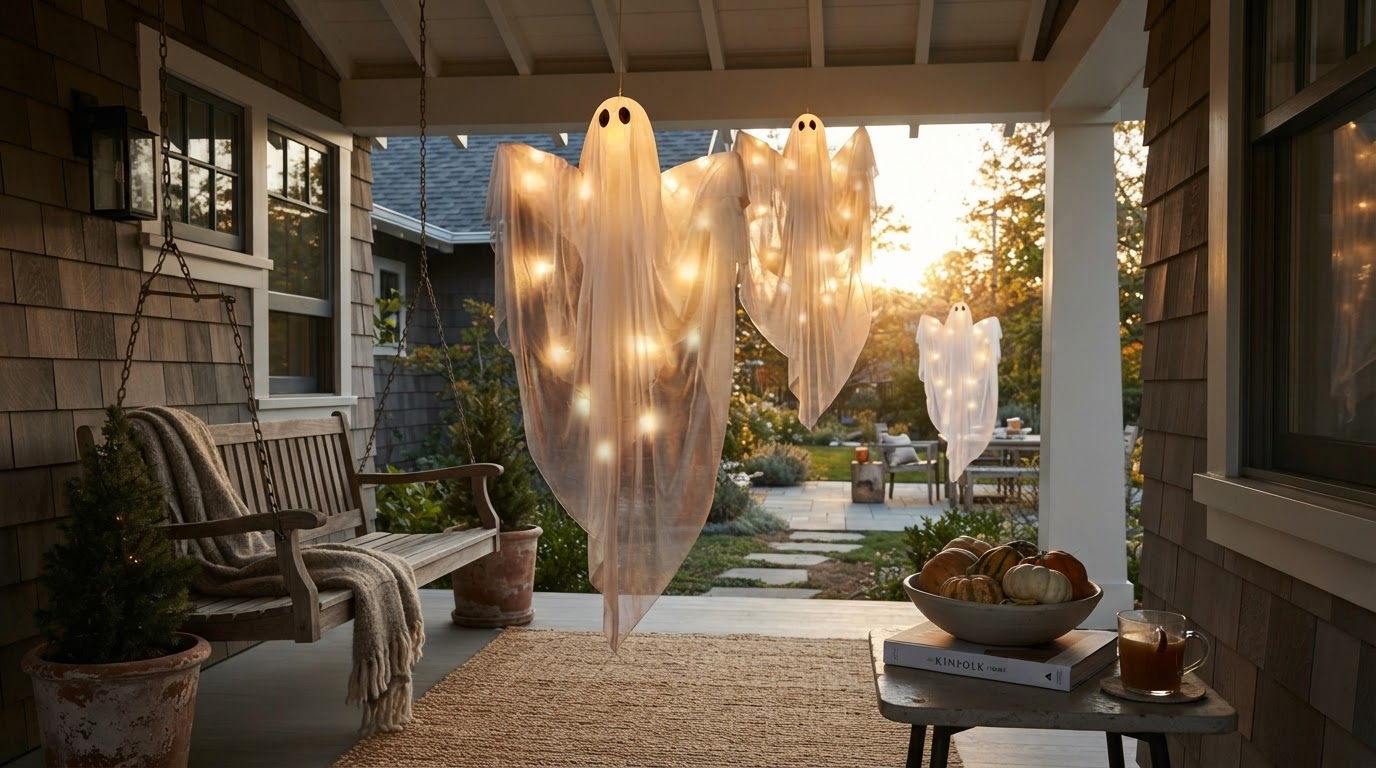 Is the Solyra Spooky Ghost suitable for outdoor use?