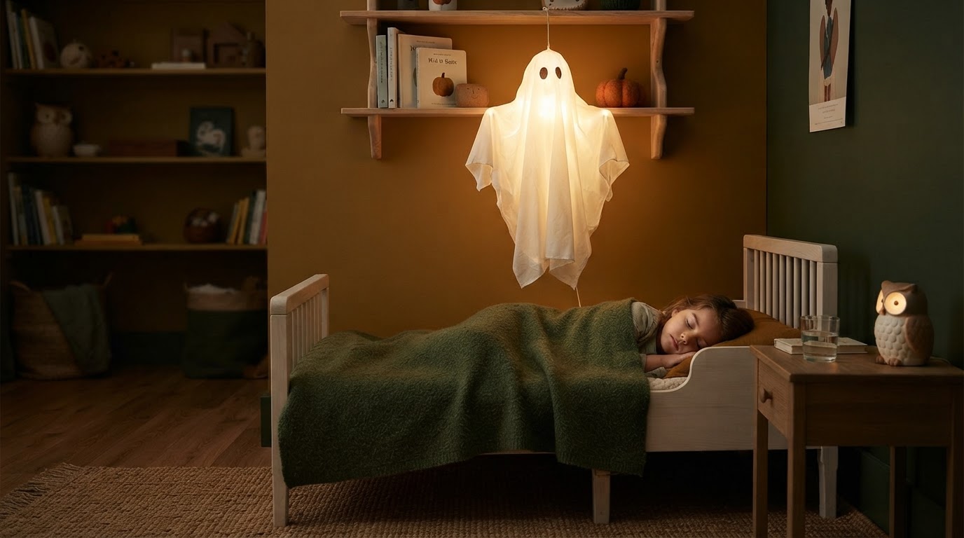How does the Solyra Spooky Ghost perform as a night light?